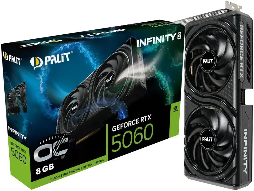 Palit GeForce RTX 5060 Infinity 2 OC 8GB GDDR7 Reflex 2 RTX  image 1