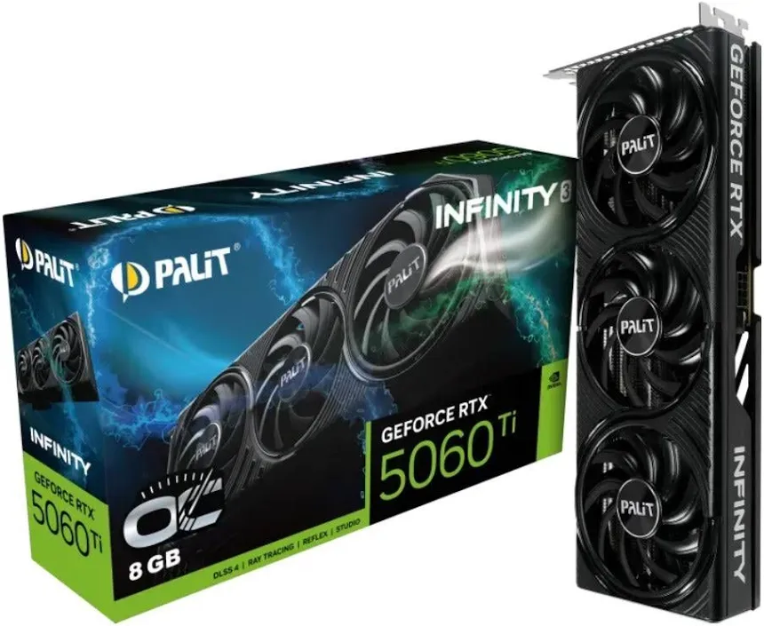 Palit GeForce RTX 5060 Ti Infinity 3 OC 8GB GDDR7 Reflex 2 RTX  image 1