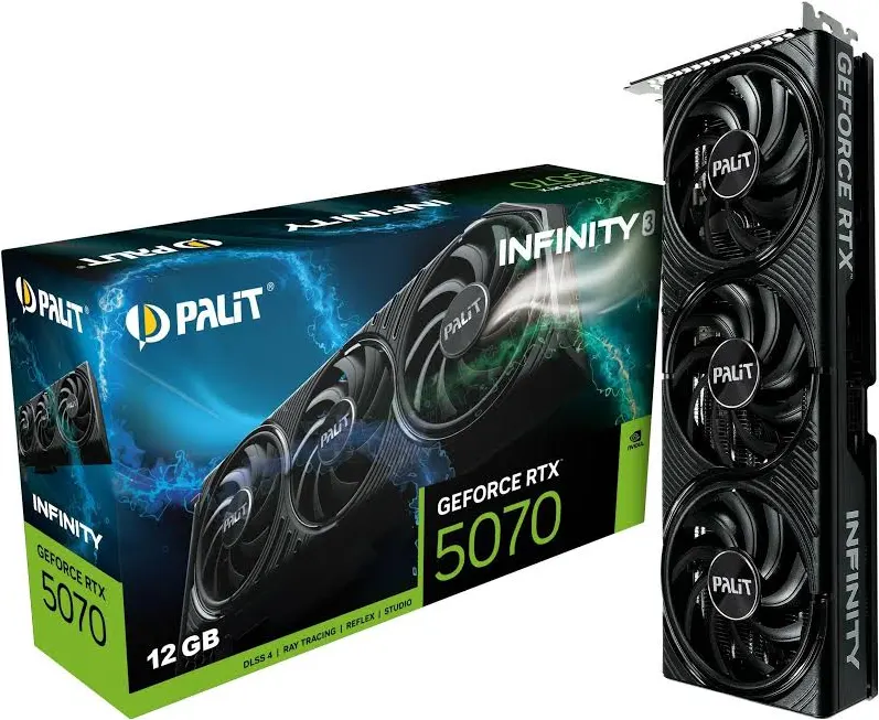 Palit GeForce RTX 5070 Infinity 3 12 Go GDDR7 Reflex 2 RTX  image 3