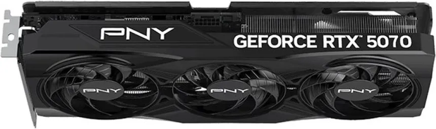 PNY GeForce RTX 5070 Overclockée Triple Ventilateur 12 Go GDDR7 Reflex 2 RTX  image 2