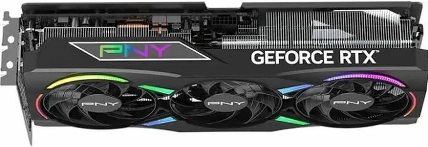PNY GeForce RTX 5070 Ti ARGB Overclockée Triple Ventilateur 16 Go GDDR7 Reflex 2 RTX  image 1