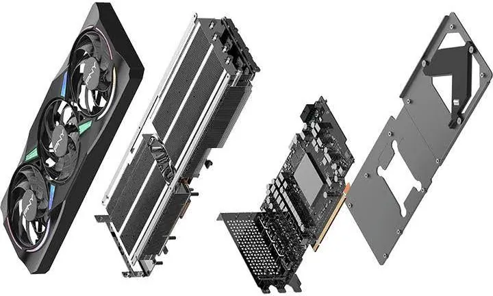 PNY GeForce RTX 5070 Ti ARGB Overclockée Triple Ventilateur 16 Go GDDR7 Reflex 2 RTX  image 3