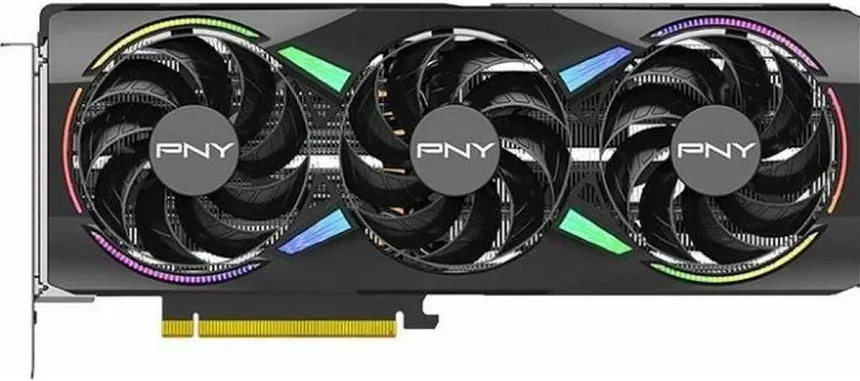 PNY GeForce RTX 5070 Ti ARGB Overclockée Triple Ventilateur 16 Go GDDR7 Reflex 2 RTX 
