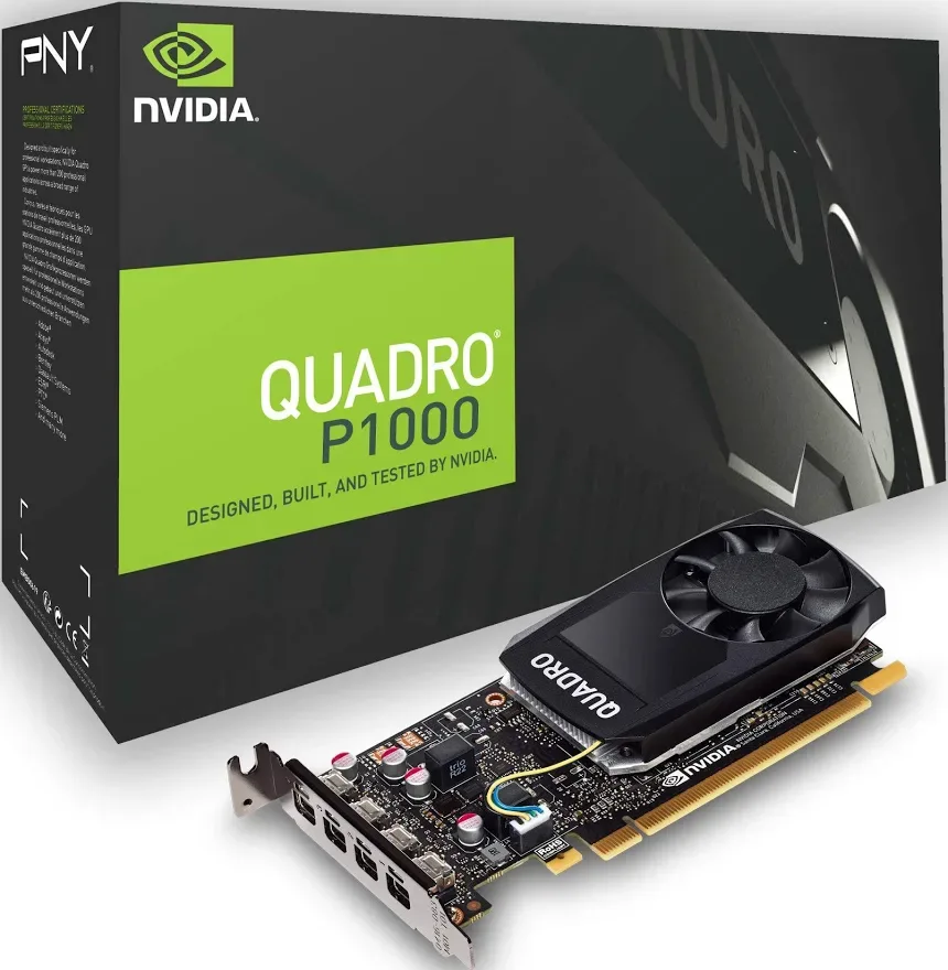 PNY Quadro P1000 DVI 4 Go GDDR5 image 4