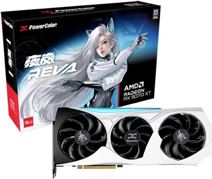Powercolor RX 9070 XT REVA 16GB OC  image 1