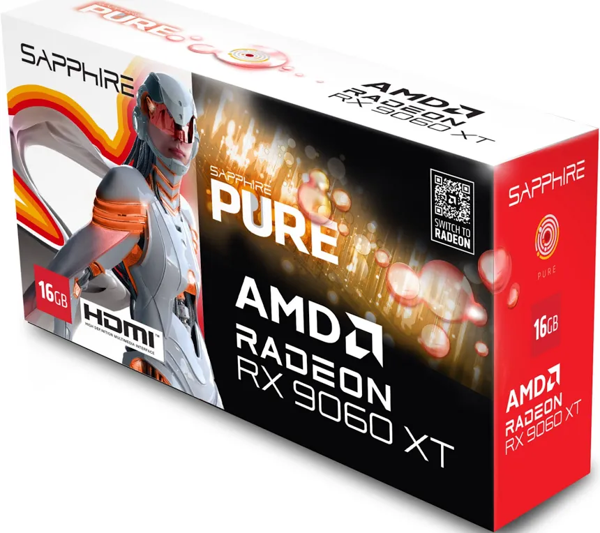 Sapphire Radeon RX 9060 XT PURE 16Go  image 4