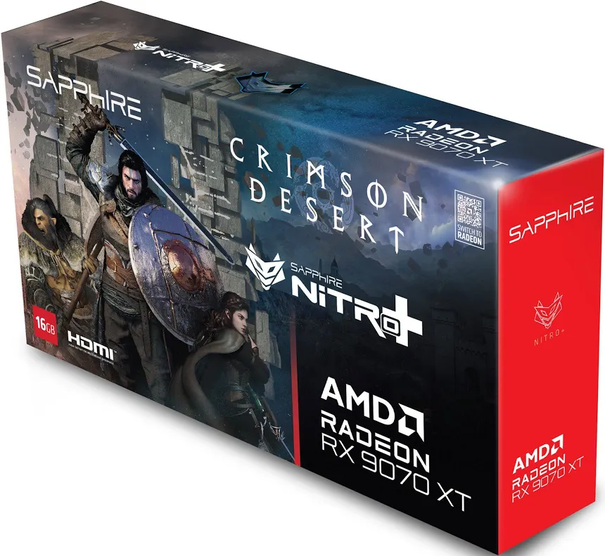 Sapphire Radeon RX 9070 XT Nitro+ Crimson Desert Version image 2
