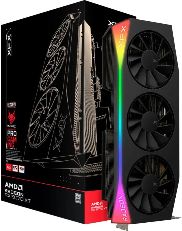 XFX Radeon RX 9070 XT OC Mercury RGB