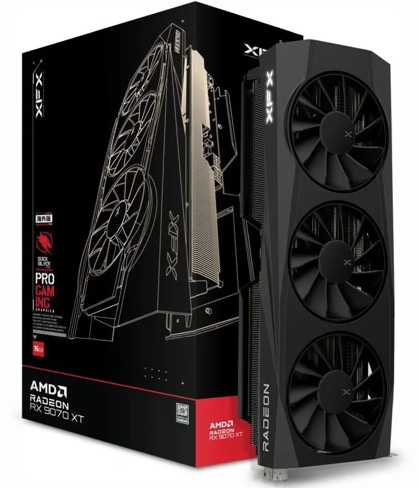 XFX Radeon RX 9070 XT Quicksilver image 3