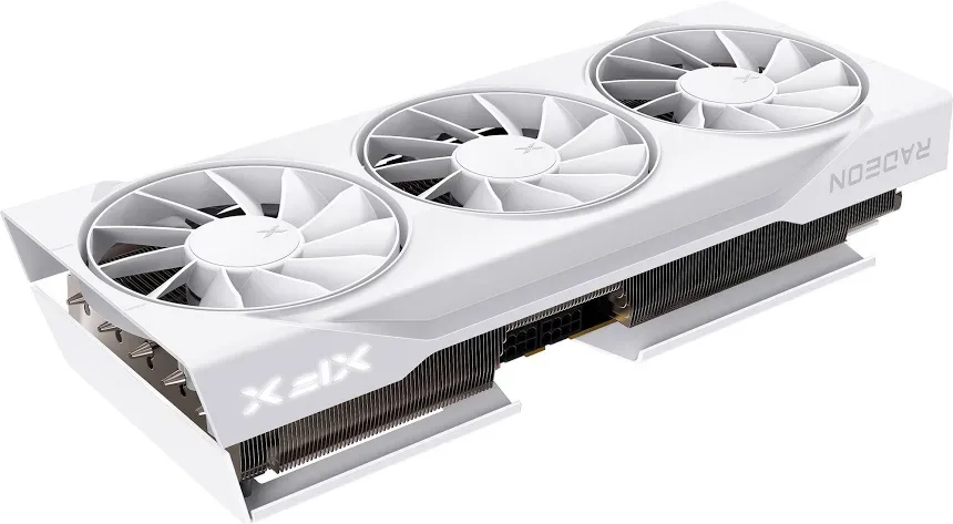 XFX SWIFT AMD Radeon RX 9070 OC Triple ventilateur 16 Go GDDR6 FSR 4 Blanc image 3