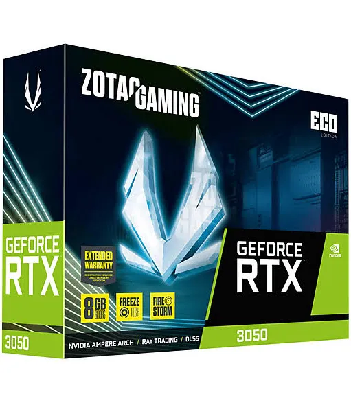 Zotac Gaming GeForce RTX 3050 ECO 8 Go GDDR6