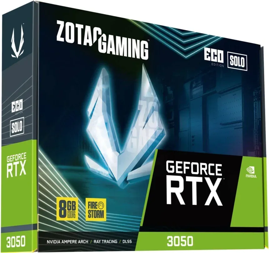 Zotac GAMING GeForce RTX 3050 Eco Solo NVIDIA 8 Go GDDR6 image 4