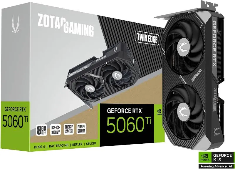 Zotac GAMING GeForce RTX 5060 Ti Twin Edge 8 Go GDDR7 Reflex 2 RTX image 2