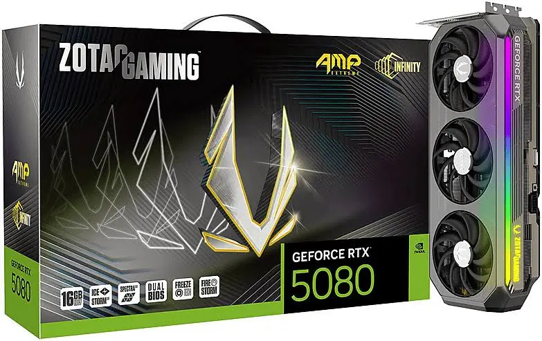 Zotac GeForce RTX 5080 AMP Extreme Infinity 16GB GDDR7