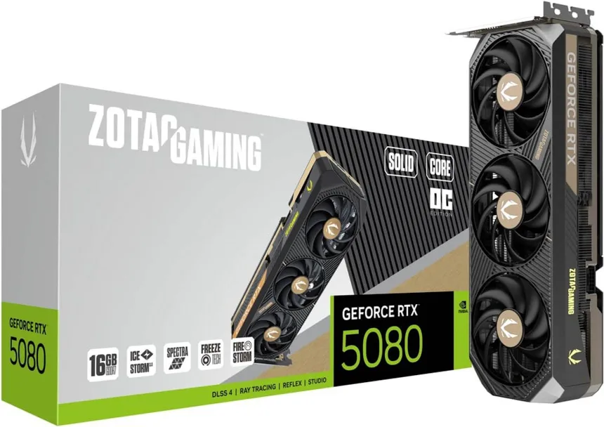 Zotac GeForce RTX 5080 SOLID CORE OC image 3