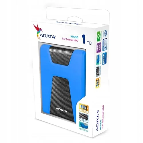 ADATA DashDrive Durable HD650 1 To Bleu - vue 7