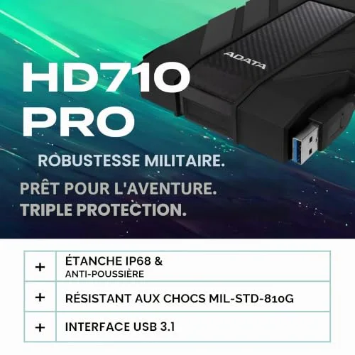ADATA HD710P 2 To - vue 2