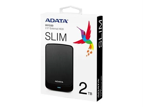 Disque dur ADATA HV320 2 To Externe USB 3.1 Noir