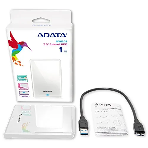 ADATA HV620S 1 To Blanc - vue 6
