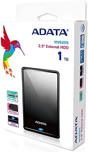ADATA HV620S 1 To Noir - vue 8