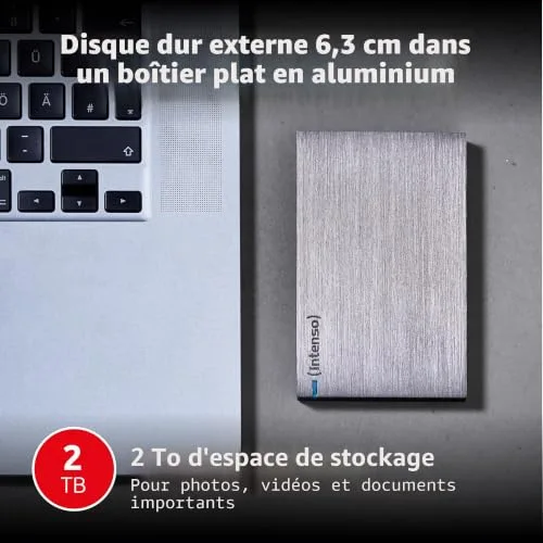 Carte Mémoire Intenso 2 To USB 3.0 Anthracite - vue 2