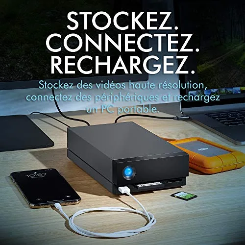 Disque dur externe 8 To LaCie STHS8000800 - vue 2