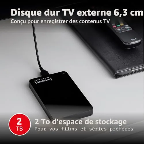 Disque Dur Externe Intenso Memory Play 2To - vue 2