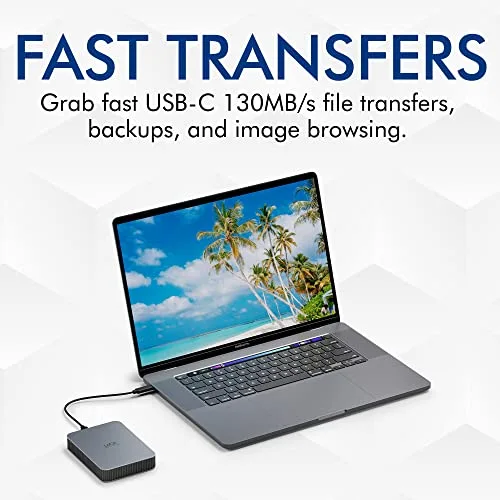 Disque dur externe - LACIE - Mobile Drive STLR400040 - 4 To - Chiffré - USB 3.2 Gen 1 - vue 7