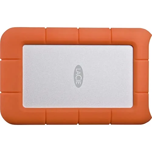 Disque dur externe LaCie Rugged Mini 4 To - USB 3.0 - Orange - vue 2
