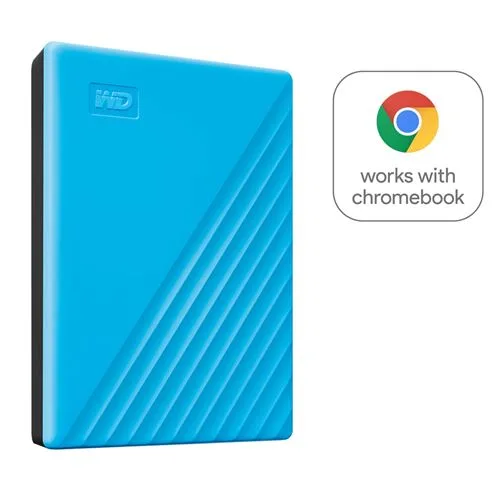 Disque dur Western Digital Disque Dur Externe WD My Passport 2 To Bleu
