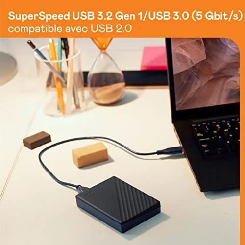 Disque Dur Externe WD My Passport 4 To Noir - vue 6