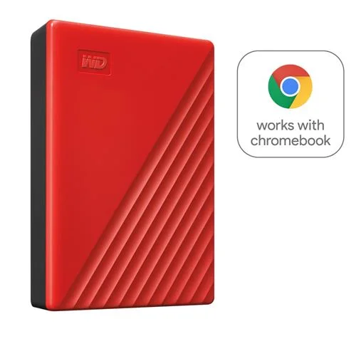 Disque dur Western Digital Disque Dur Externe WD My Passport 4 To Rouge