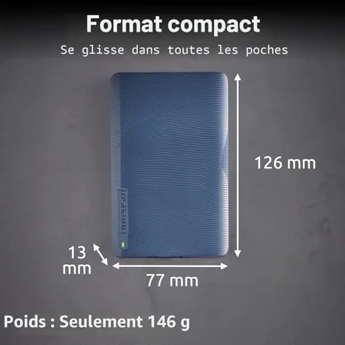 Disque Dur Intenso Memory Safe 2TB Bleu - vue 7