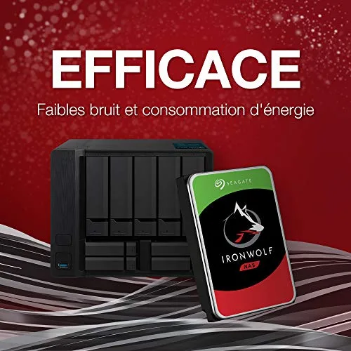 Disque dur interne SEAGATE IronWolf Pro - 12 To - SATA 6Gb/s - 7200 trs/min - vue 7