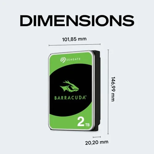 Disque Dur Seagate BarraCuda 2TB 7200rpm - vue 9