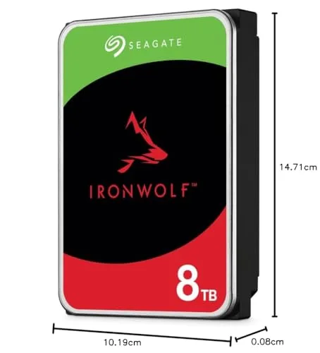 Disque Dur - SEAGATE - IronWolf - 8 To - SATA 6Gb/s - 7200 tours/min - vue 8