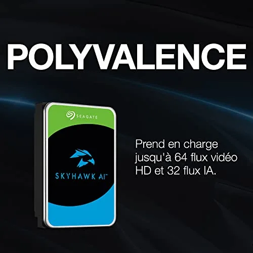 Disque dur - SEAGATE - SkyHawk AI - 10 To - 3.5 - Serial ATA 6 Gb/s - vue 3