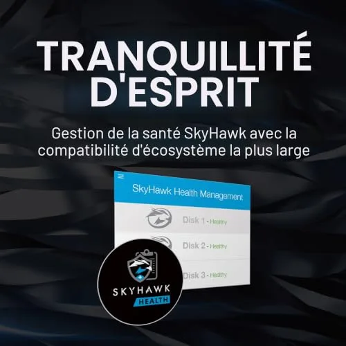Disque dur - SEAGATE - SkyHawk AI - 16 To - SATA 6Gb/s - 3.5 pouces - vue 8