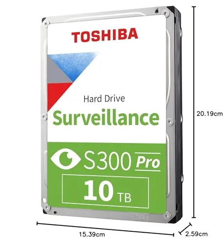 Disque Dur Toshiba S300 Pro 10TB Surveillance - vue 6