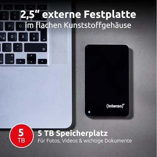 Intenso 2,5" Memory Case 5 To Noir - vue 2