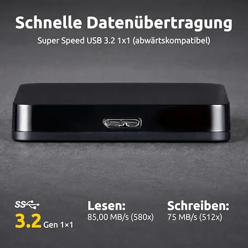 Intenso 2,5" Memory Case 5 To Noir - vue 5