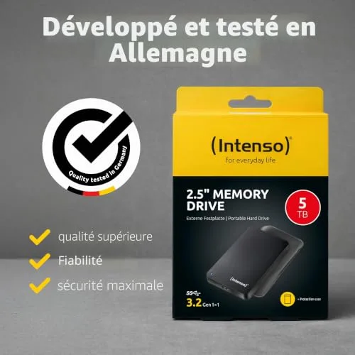 Intenso Memory Drive 5 To - vue 5