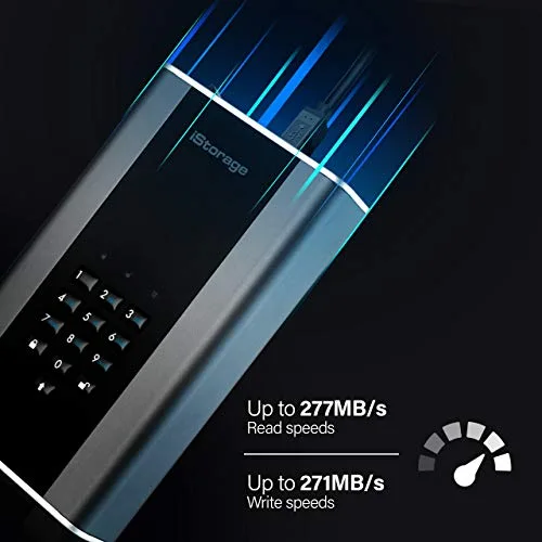 iStorage diskAshur DT² 2 To - vue 4