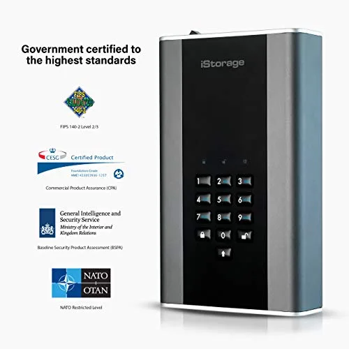 iStorage diskAshur DT² 2 To - vue 6