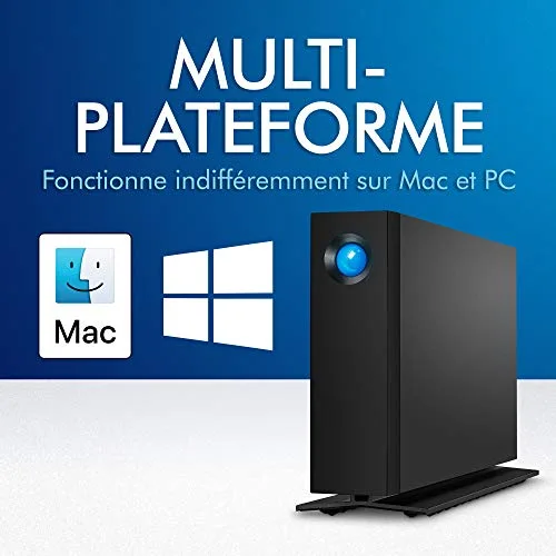 LaCie d2 Professional 24 To - vue 3