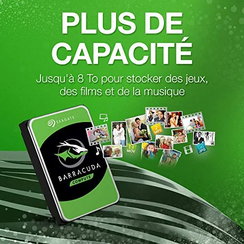 Seagate BarraCuda 2.5" 2TB SATA3 - vue 3
