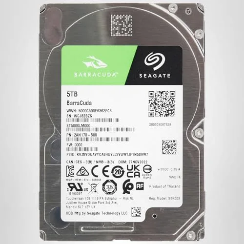 Seagate BarraCuda 5 TB ST5000LM000 - vue 6