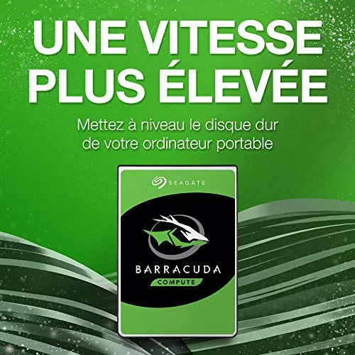 Seagate BarraCuda Pro 2.5" 1TB SATA III - vue 3