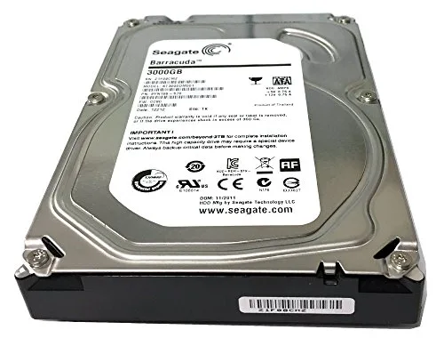 Seagate Desktop HDD ST3000DM001 Disque dur 3 To interne 3.5 SATA 6Gb-s 7200 tours-min mémoire tampon : 64 Mo - vue 6