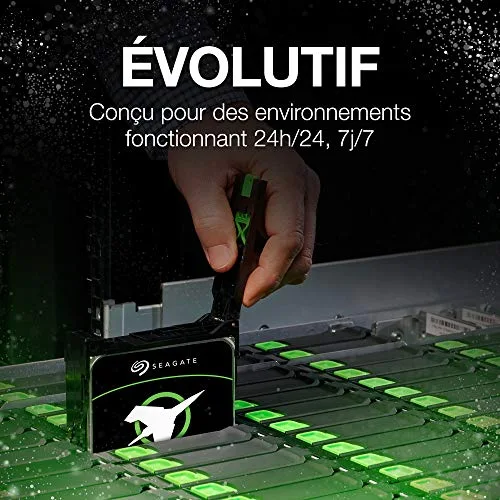 SEAGATE - Disque dur Interne HDD - Exos 7E8 - 6To - 7200 tr/min - 3.5 (ST6000NM021A) - vue 2